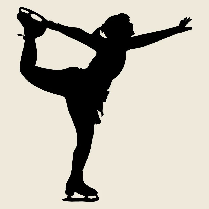 Eiskunstlauf Tanzende Mädchen oder Frauen