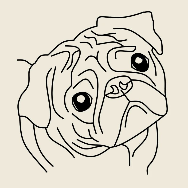 Mops Face - Der Niedliche Begleiter