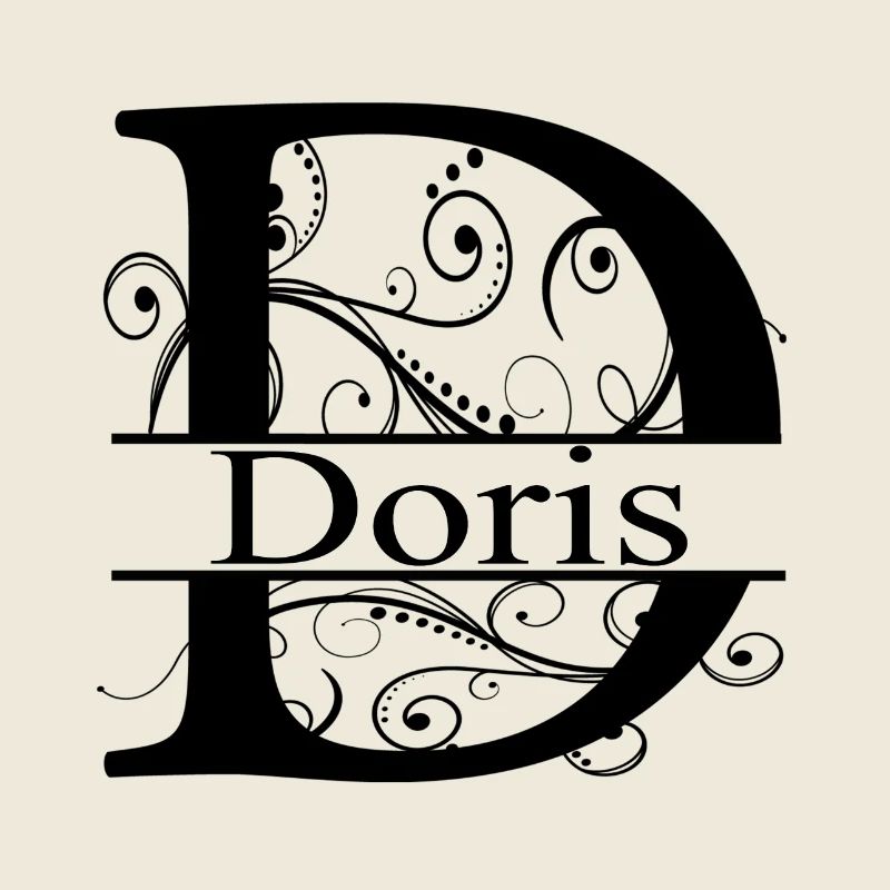 Monogram avec le prénom Doris