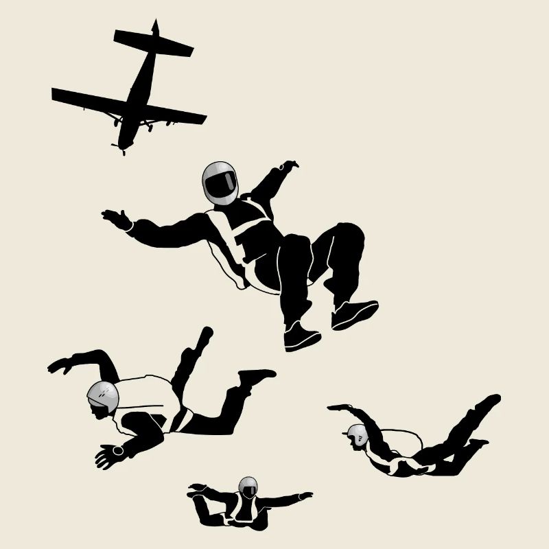 Fallschirm, skydiving