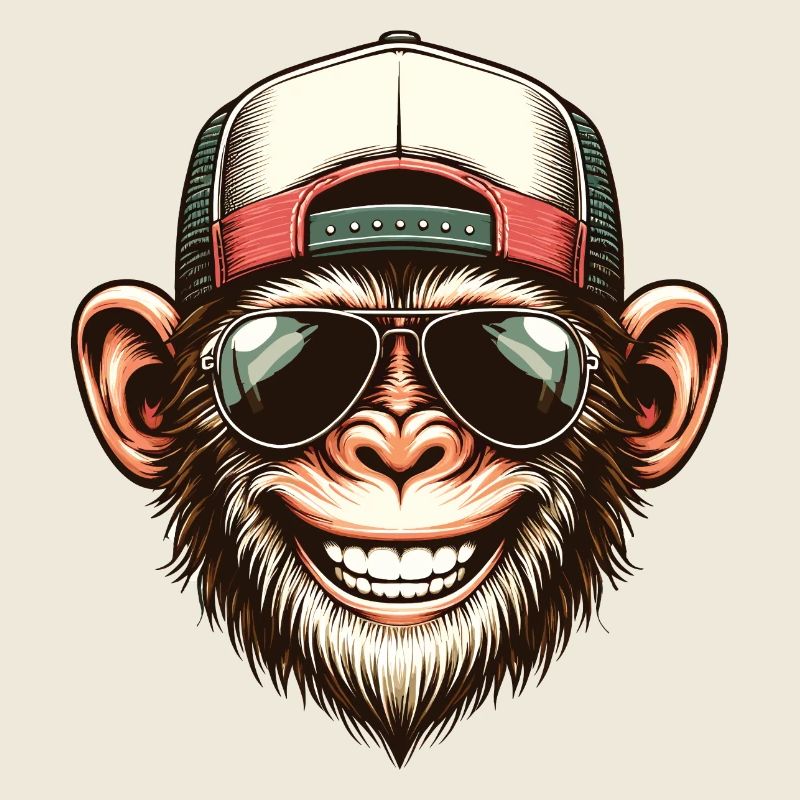 Lustiger Affe