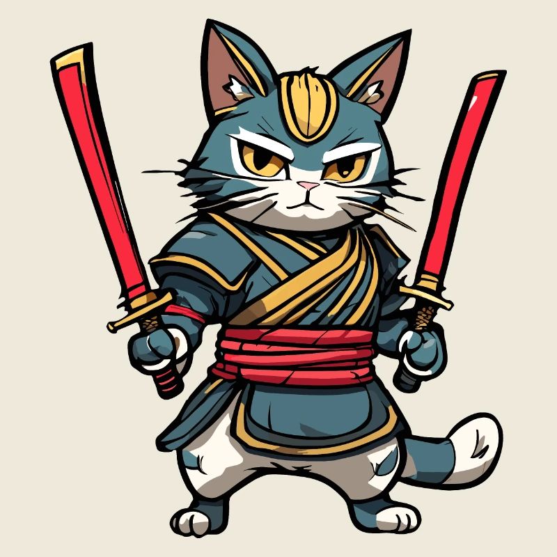 Samurai Cat #36