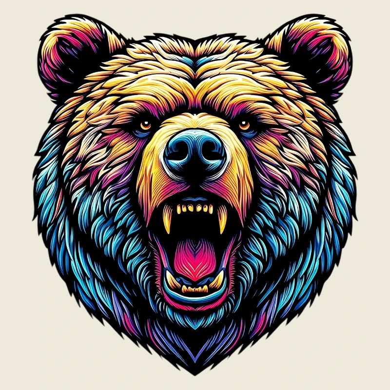 Angry Ferocious Bear