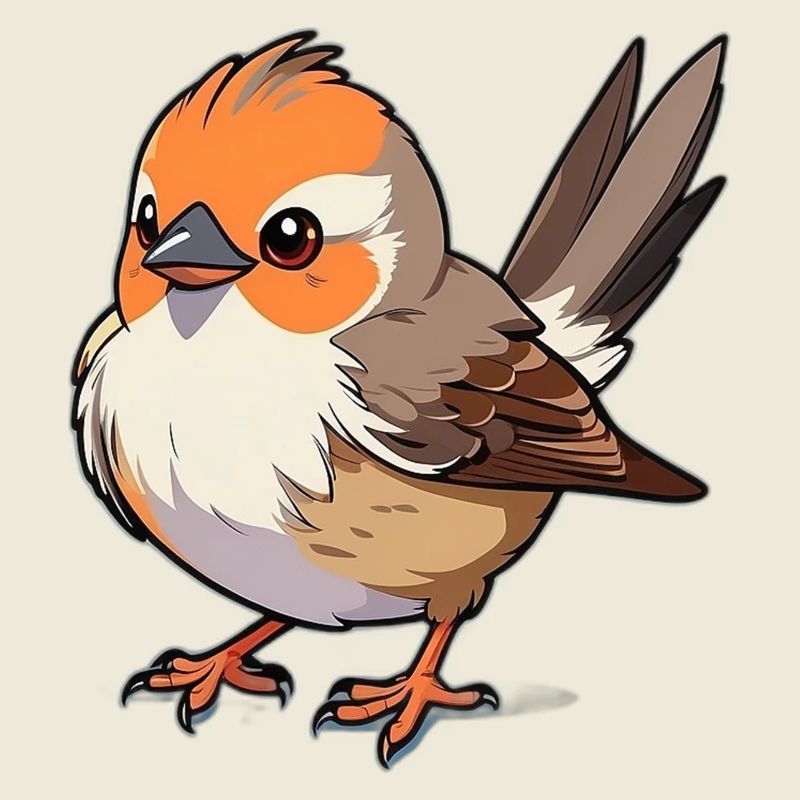 young sparrow