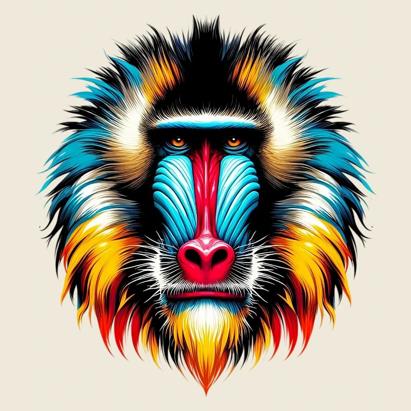 Singe mandrill