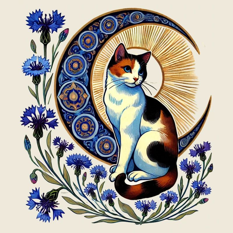 Calico Chat Lune