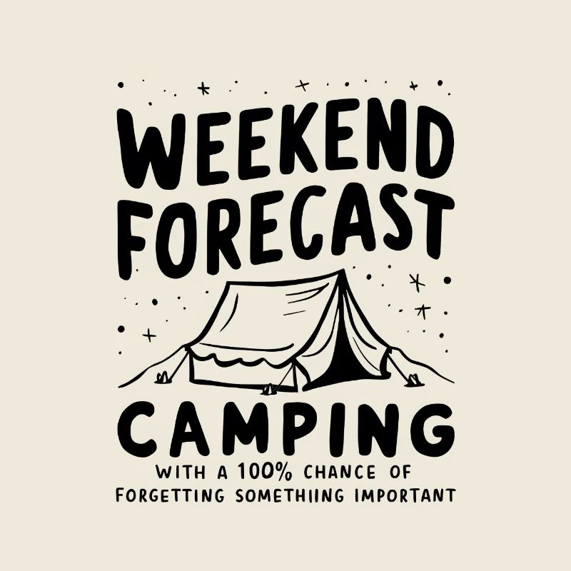 Prévisions de camping pour le week-end