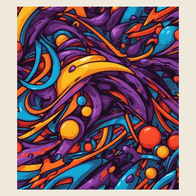 Abstract color composition