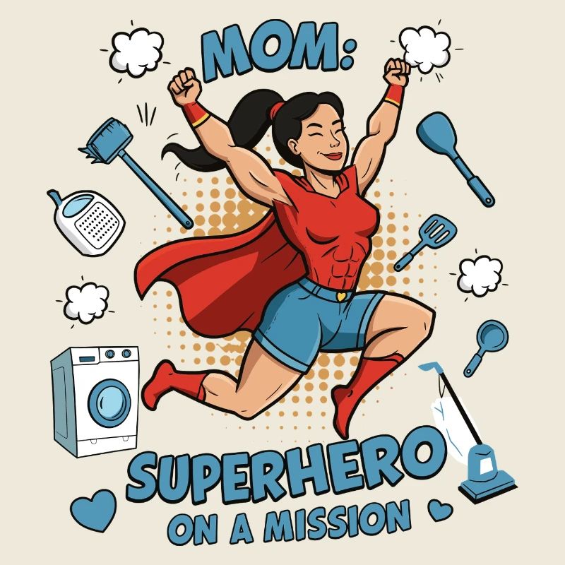 Mutter, Superheldin auf einer Mission !