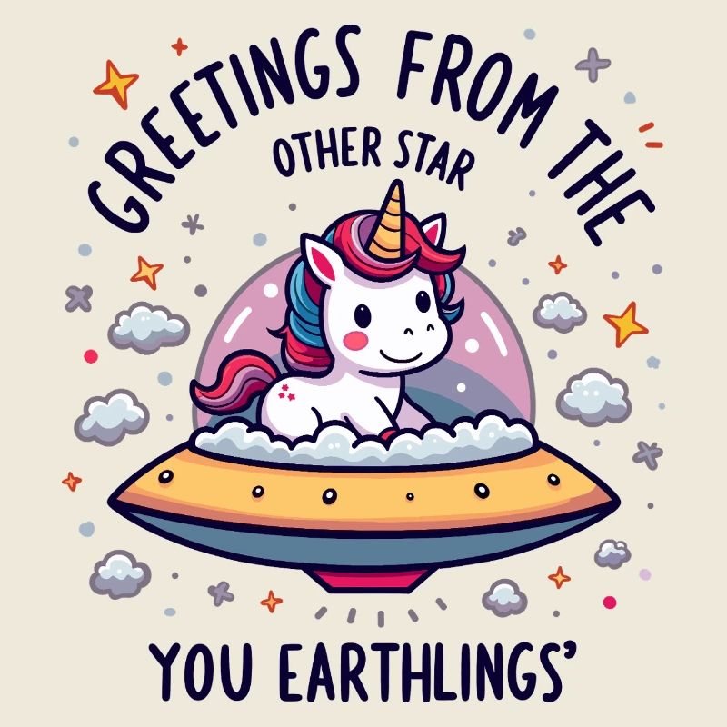 Licorne vue de l’espace