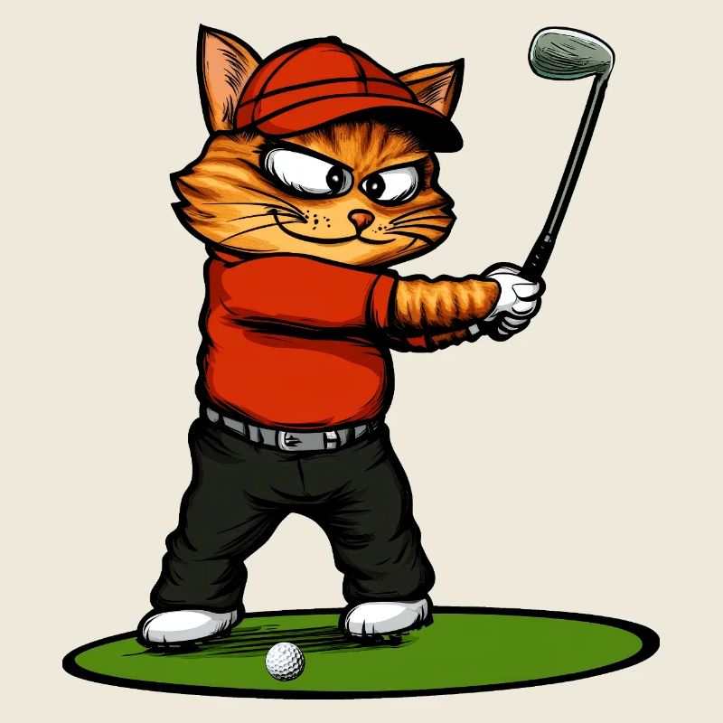 Chats Golf / Chat golfeur