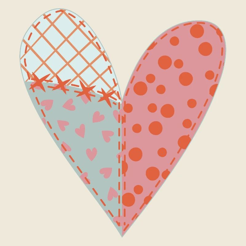 Patchwork Herz Nr. 11