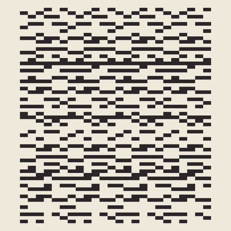 Noir Stripe pixeliges Glitch Grid