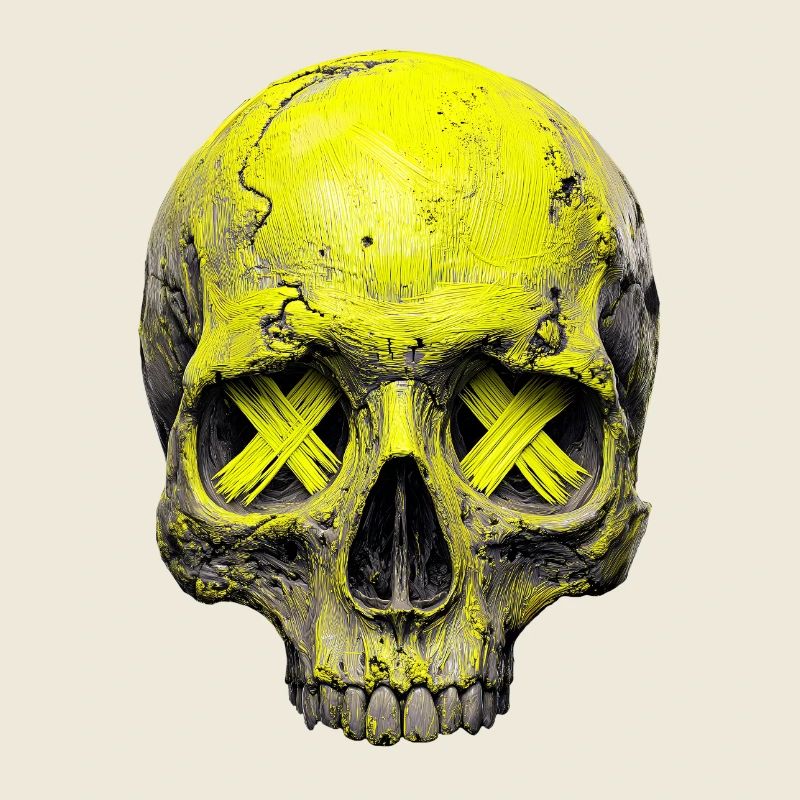 Neon X Skull