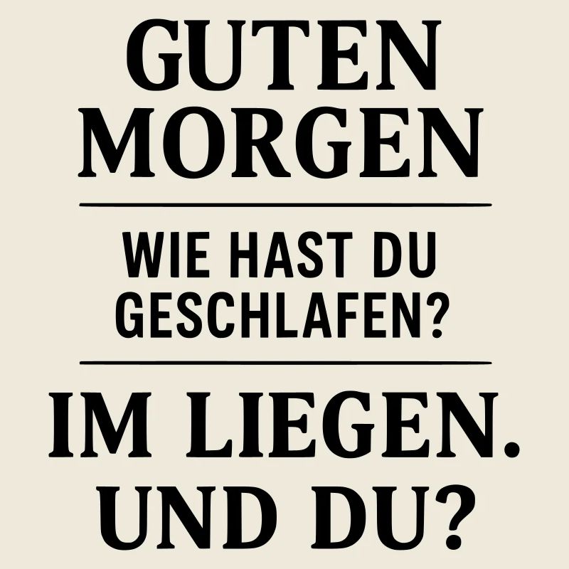 Guten Morgen Witzig