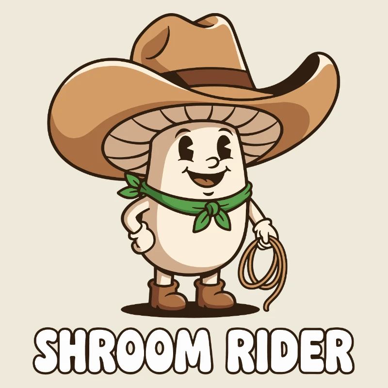 Champignon Cowboy Cavalier de Champignons