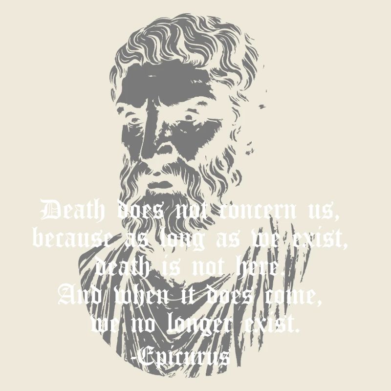 Epikur Todes-Gothic Zitat