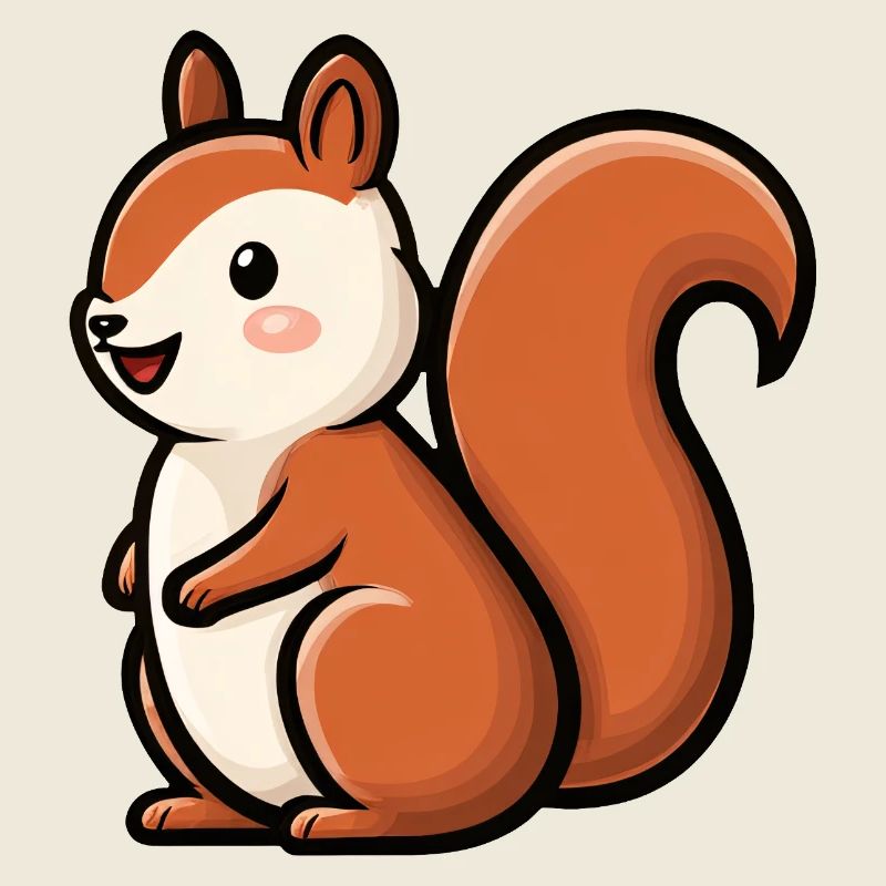 Verspielter Eichhörnchen-Charme