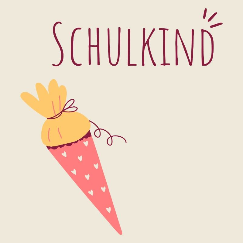 Schulkind Eiskegel Design