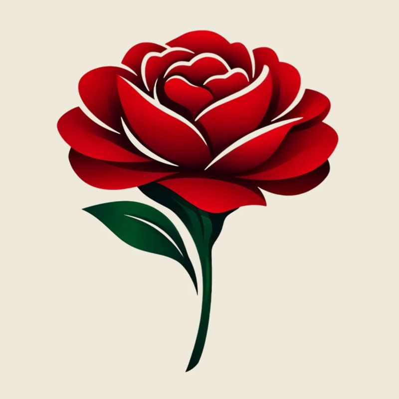 Red Rose Deep Red Blossoms