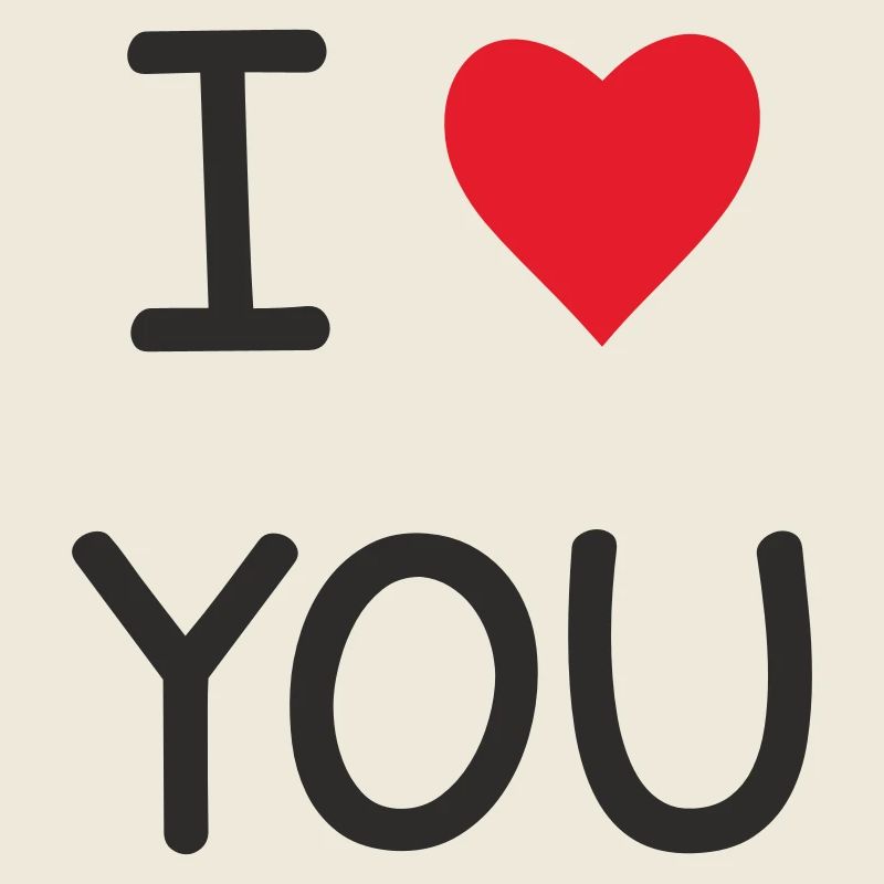 I ❤️ You – Doux Love Text Design