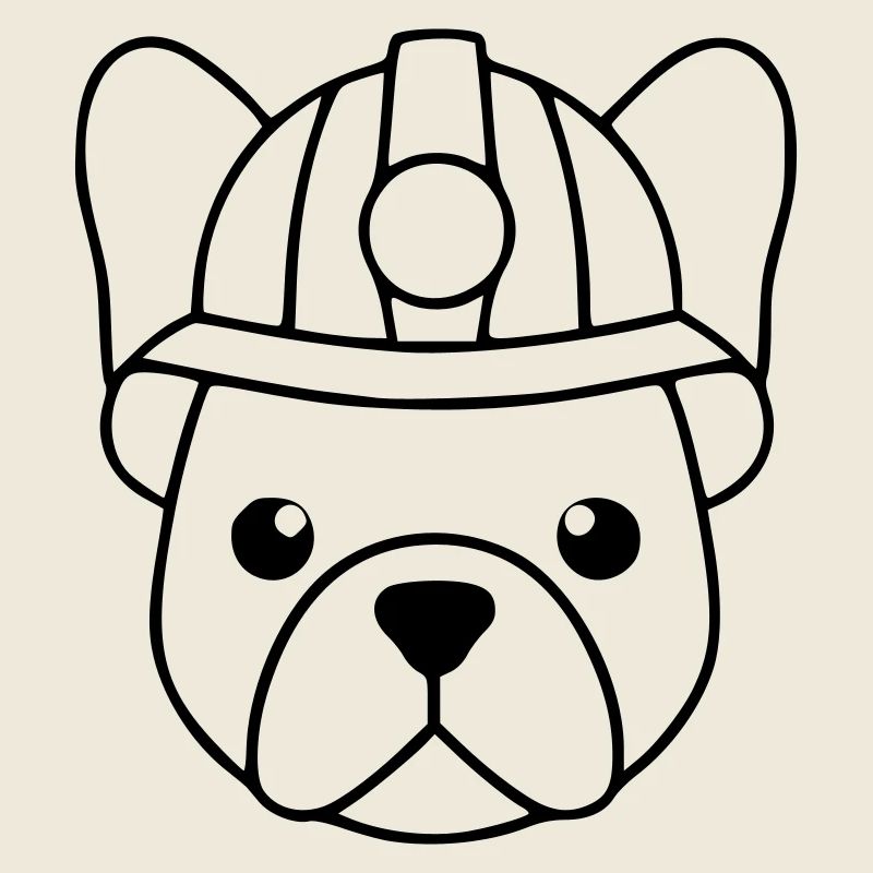 Frenchie Bergarbeiter Helm Lampe