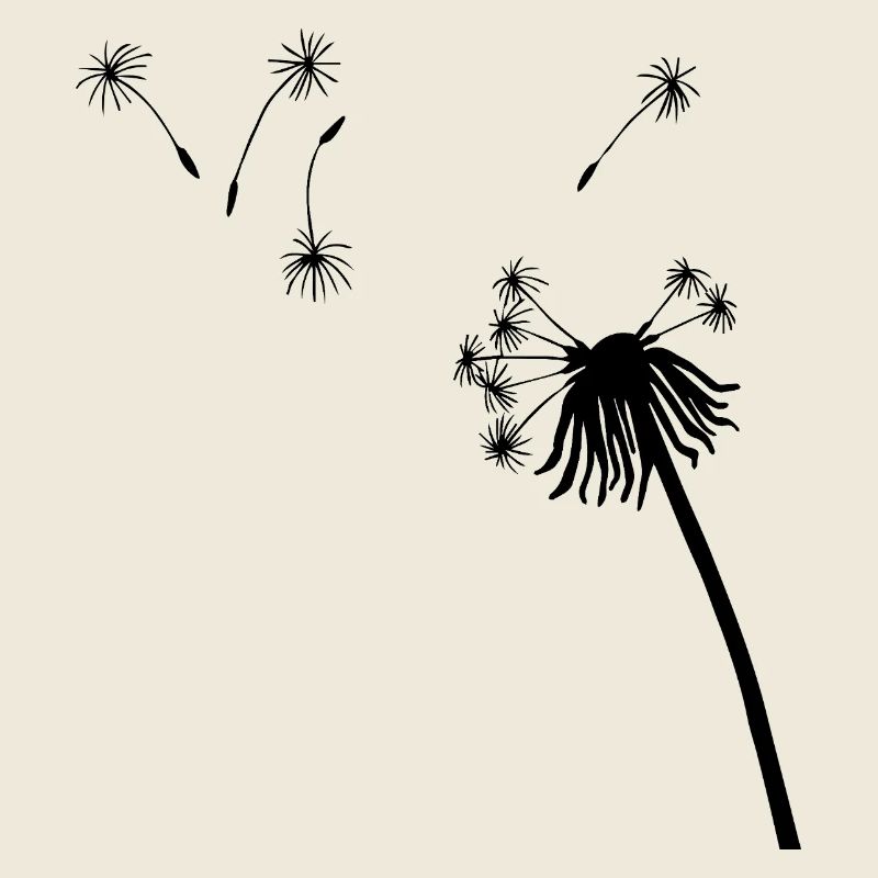 Pissenlit de Silhouette