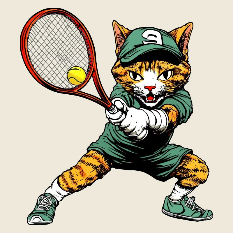 Chat de tennis