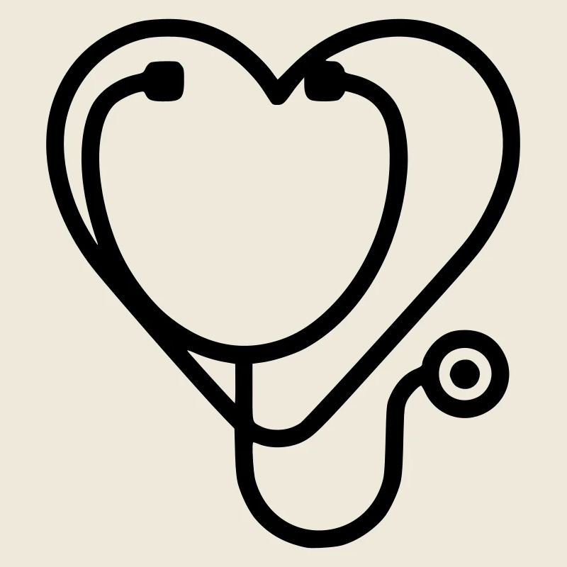 Plan de médecine cardiaque par stéthoscope