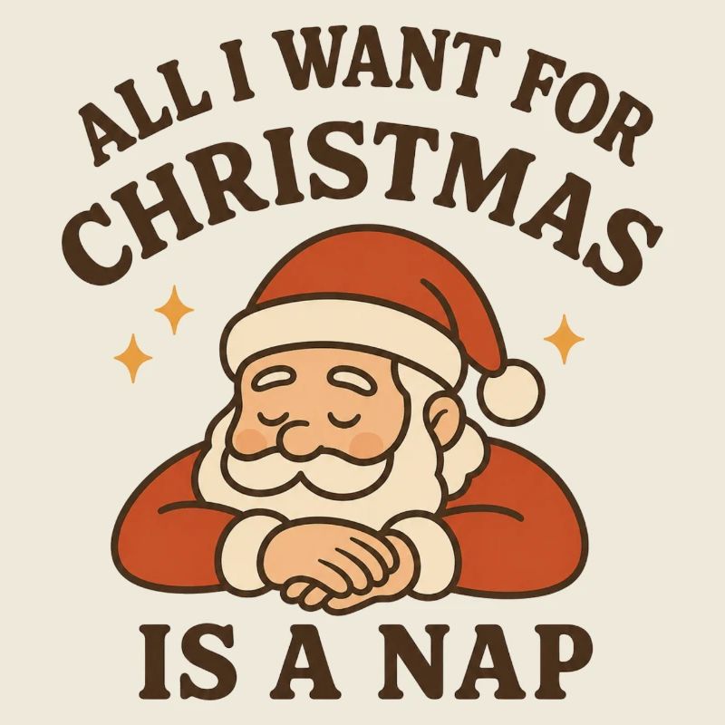 Noël confortable Santa Nap
