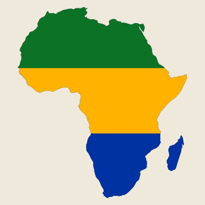 Gabon_Flagge_Afrika