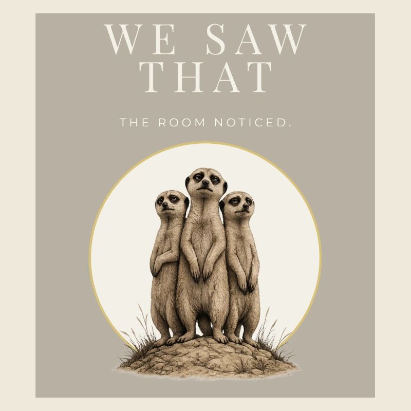 We Saw That Funny Meerkat