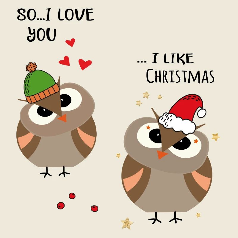 Christmas Eulen