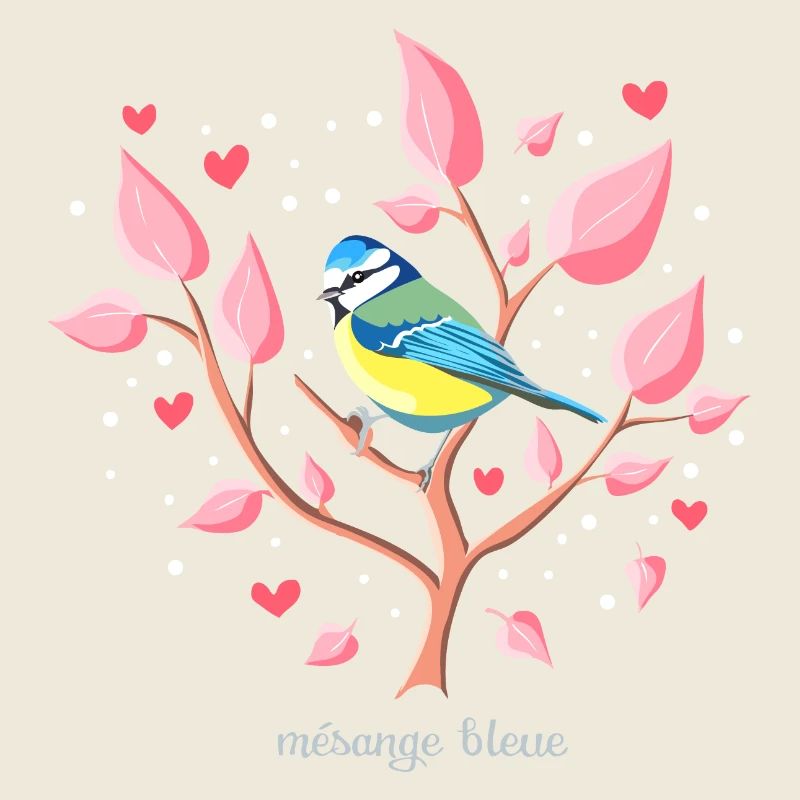 mésange bleue