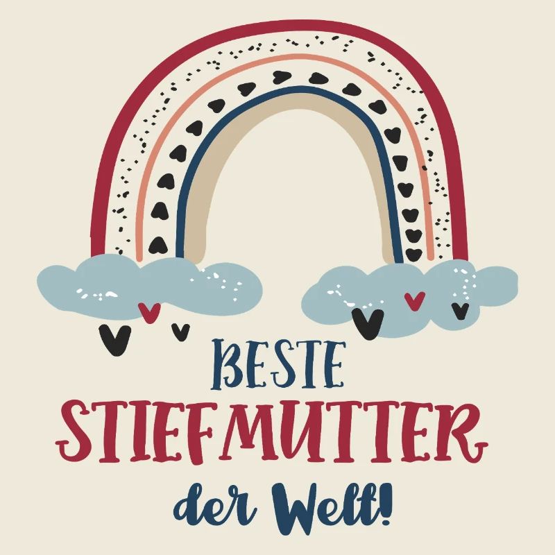 Beste Stiefmutter Outfit Regenbogen Stiefmama Mama