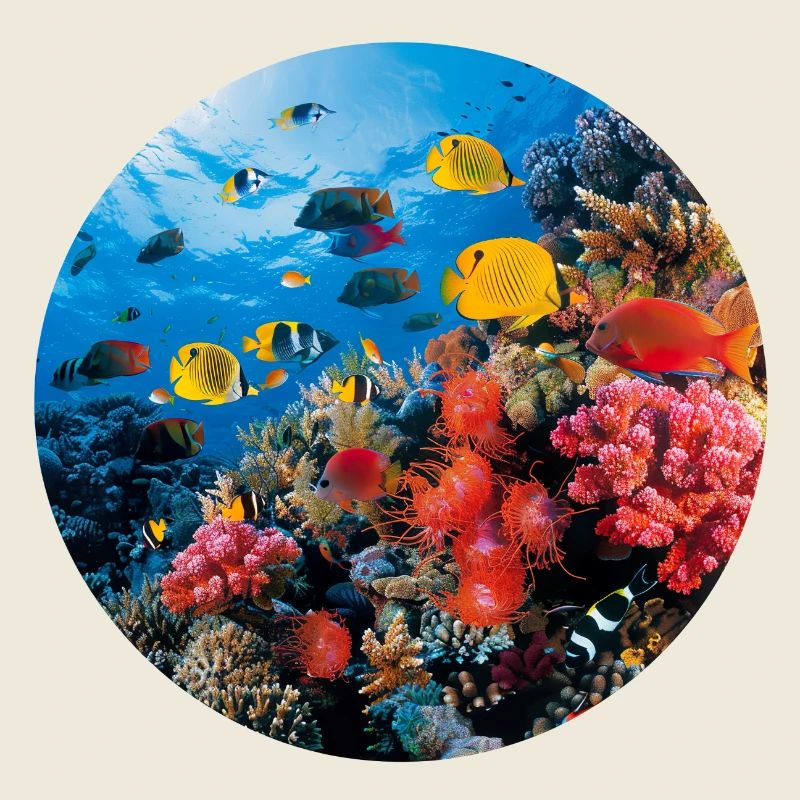 A dive through a coral reef