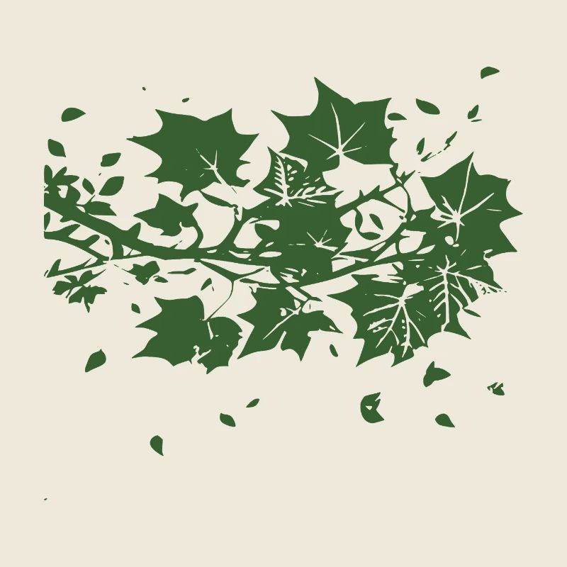 Ivy Silhouette Papier découpé