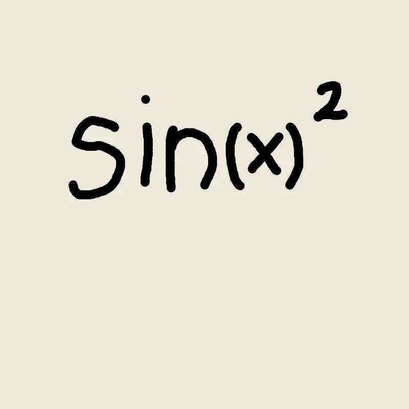 sin (x) 2 + cos (x) 2 = 1 sin