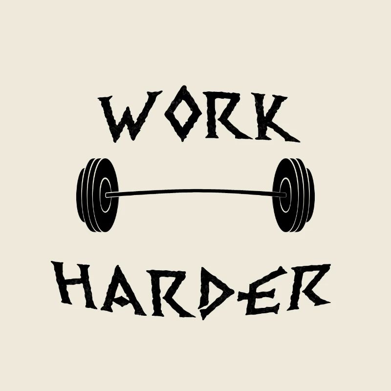 Work Harder gym motivation