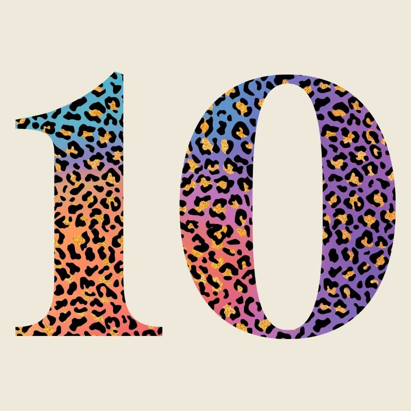 10e anniversaire léopard