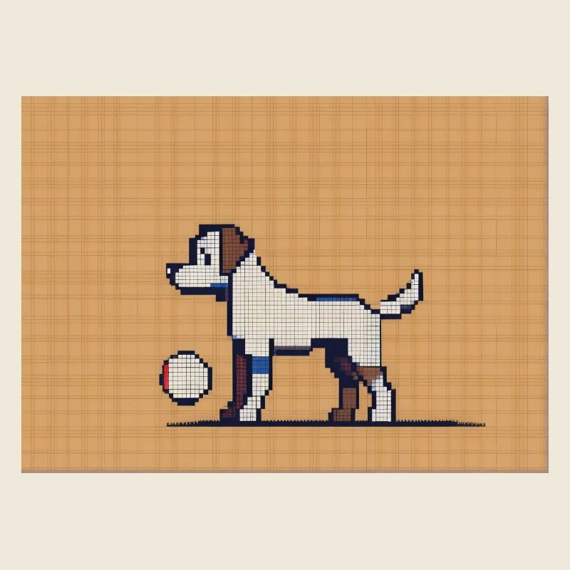 Pixel-Hund
