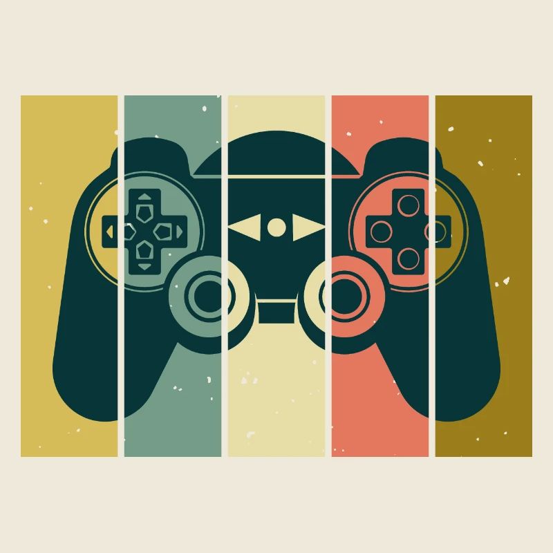 Vintage Retro Gaming Controller