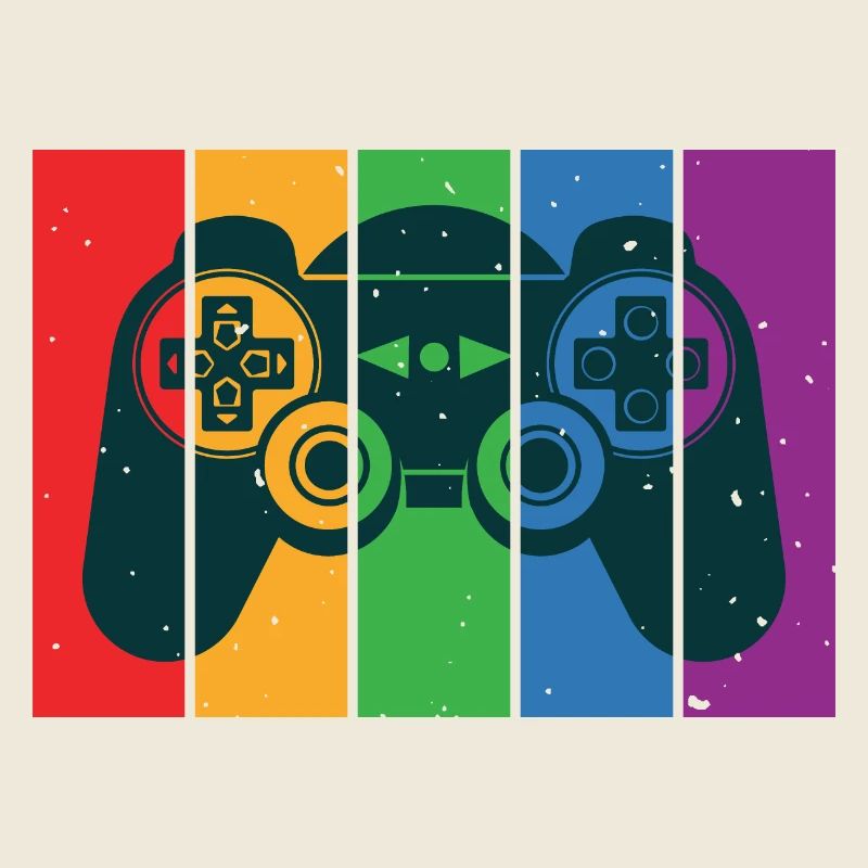Vintage Retro Gaming Controller