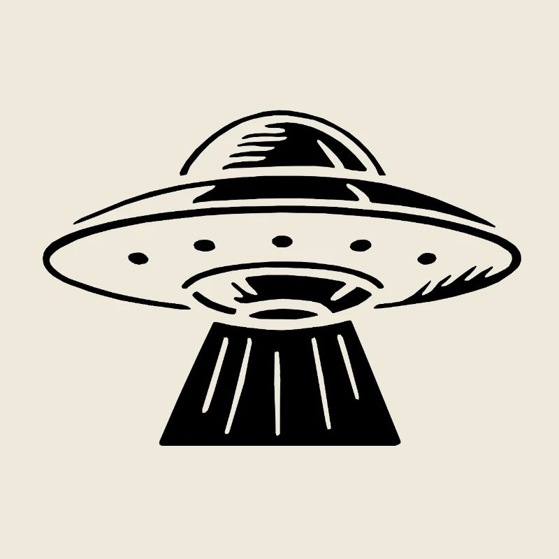 OVNI UAP Soucoupe Spatiale OVNI noir