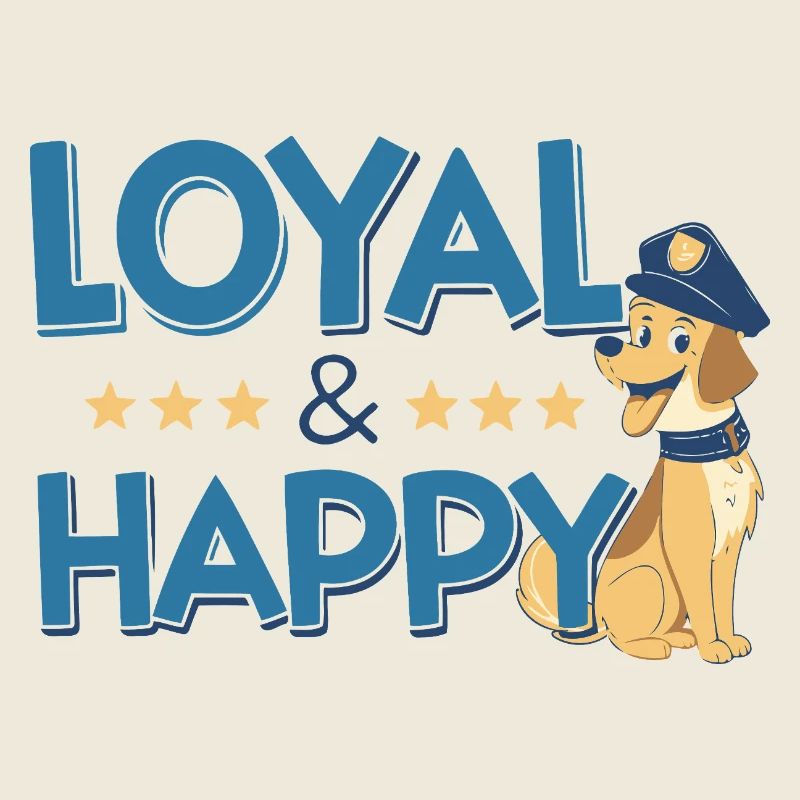 Loyal et Happy Chien Capitaine