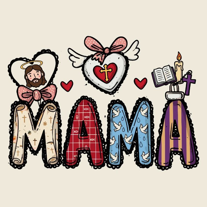 Glaubevolle Mama Herzkunst