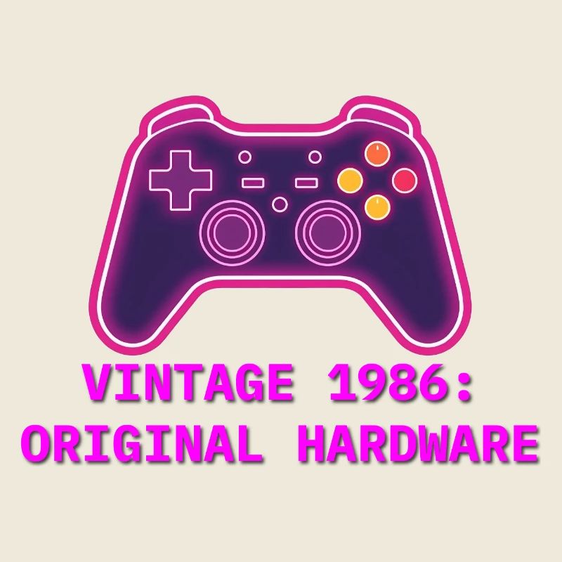 Neon Controller 1986 Retro - 40th Birthday