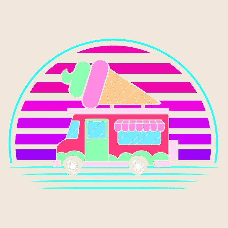 Eiscreme Eiswagen Eis Eisdiele