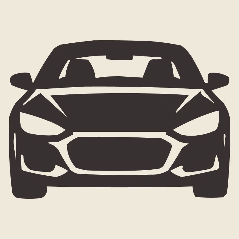 Front View Car Silhouette