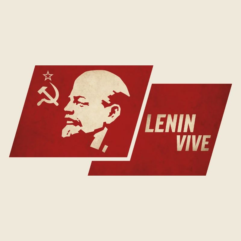 Lenin lebt Flagge